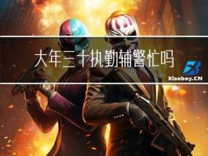 大年三十执勤辅警忙吗