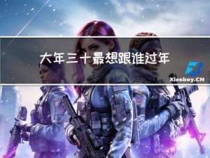 大年三十最想跟谁过年作文