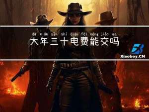 大年三十电费能交吗