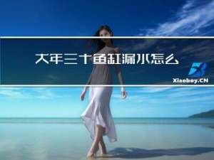 大年三十鱼缸漏水怎么回事