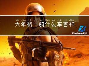 大年初一骑什么车吉祥