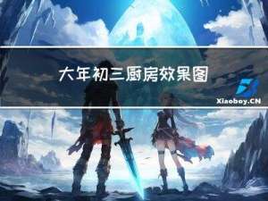 大年初三厨房效果图