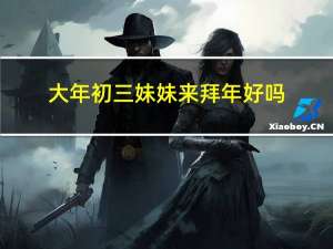 大年初三妹妹来拜年好吗