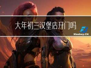 大年初三汉堡店开门吗