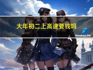 大年初二上高速要钱吗