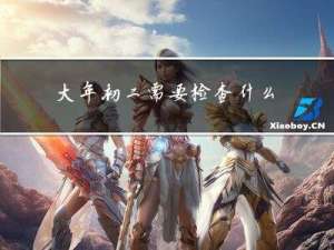 大年初二需要检查什么吗