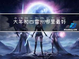 大年初四雷州哪里最好