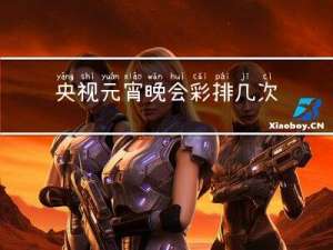 央视元宵晚会彩排几次