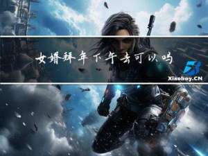 女婿拜年下午去可以吗