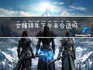 女婿拜年下午来合适吗