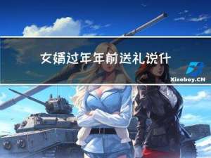 女婿过年年前送礼说什么