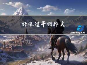 好像过年啊作文