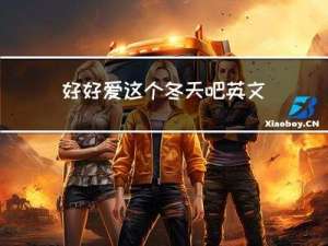 好好爱这个冬天吧英文