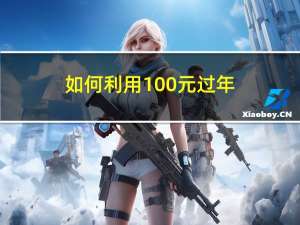 如何利用100元过年