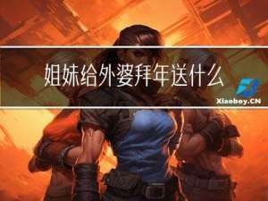 姐妹给外婆拜年送什么