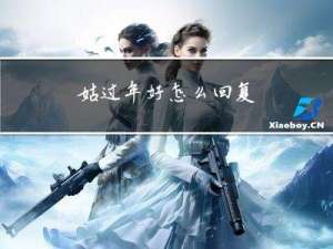 姑过年好怎么回复