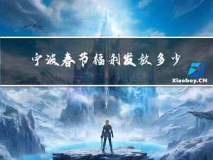 宁波春节福利发放多少