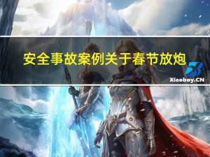 安全事故案例关于春节放炮