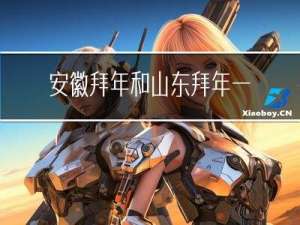 安徽拜年和山东拜年一样吗