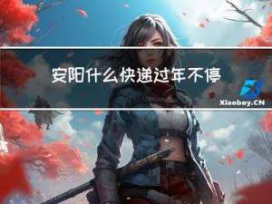 安阳什么快递过年不停运