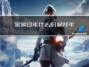 家乡过年什么时候拜年作文