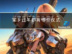 家乡过年都有哪些仪式活动