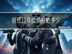 宿迁过年疫情补贴多少