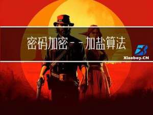 密码加密——加盐算法（两种方式）