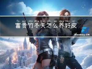 富贵竹冬天怎么养好皮肤
