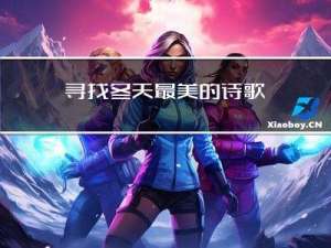 寻找冬天最美的诗歌