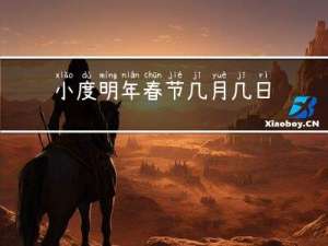 小度明年春节几月几日