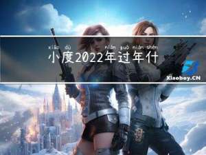 小度2022年过年什么