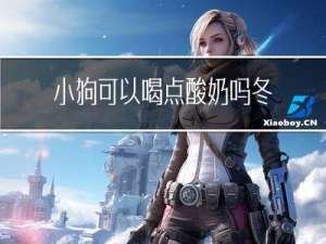 小狗可以喝点酸奶吗冬天