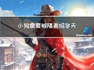 小狗需要被隔离吗冬天