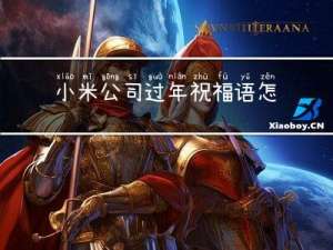 小米公司过年祝福语怎么写