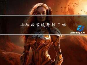 小肚回家过年轻了吗