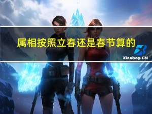 属相按照立春还是春节算的
