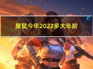 属鼠今年2022多大年龄