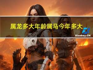 属龙多大年龄属马今年多大