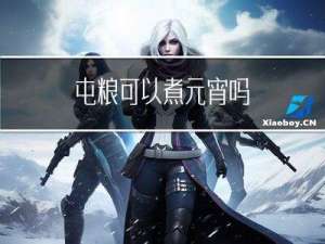 屯粮可以煮元宵吗