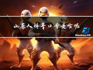 山东人拜年口号是啥呢