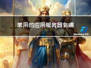 常用的应用服务器有哪些？