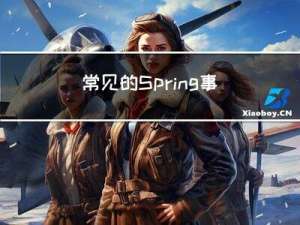 常见的Spring事务失效常见的几种情况