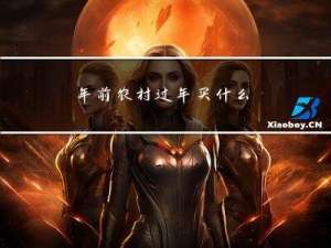 年前农村过年买什么