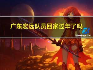 广东宏远队员回家过年了吗
