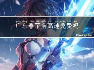 广东春节前高速免费吗