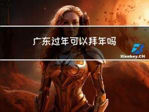 广东过年可以拜年吗