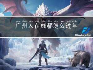 广州人在成都怎么过年的