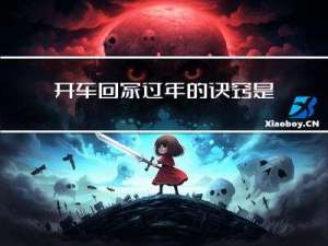 开车回家过年的诀窍是什么