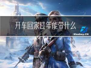 开车回家过年能带什么水果
